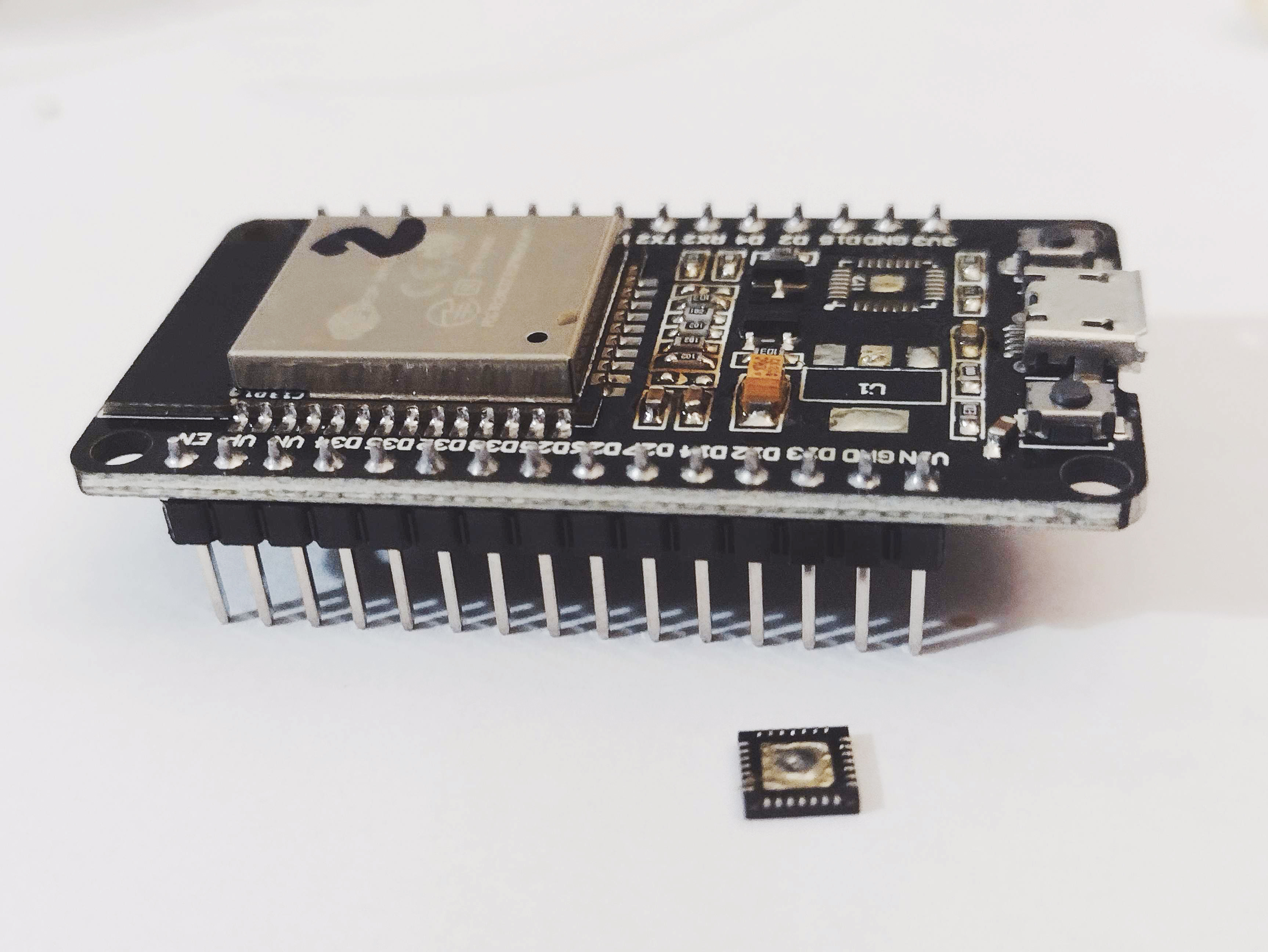 Desoldering components from ESP32-WROOM