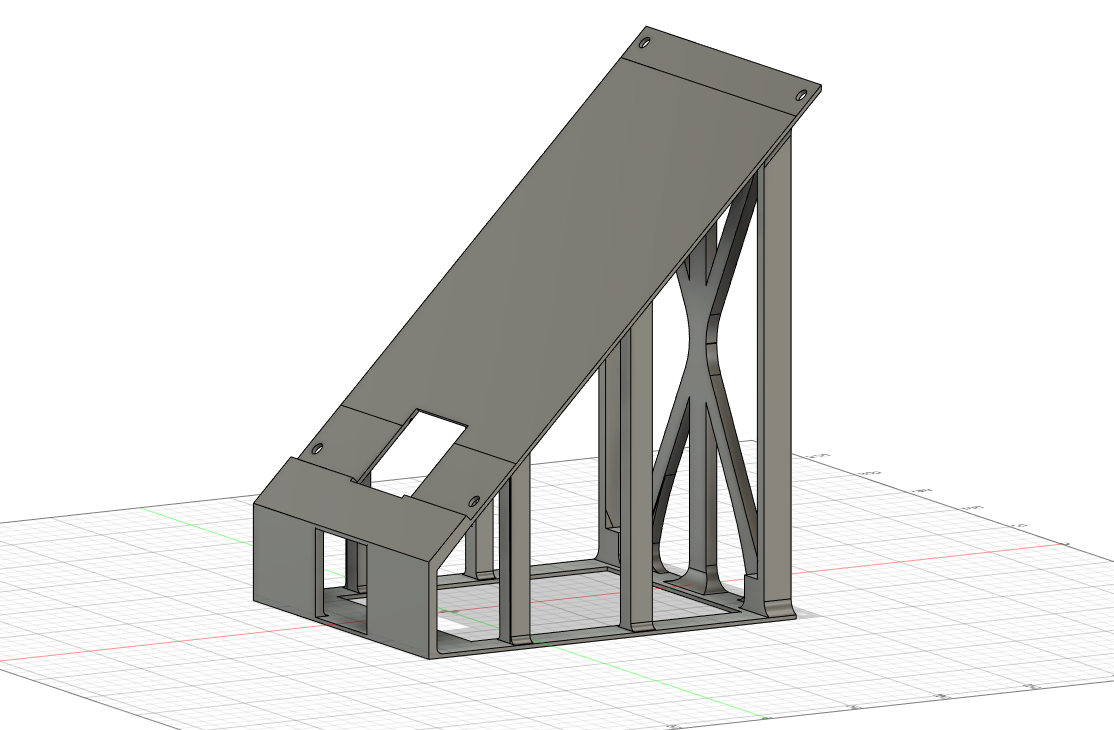 Solar panel holder - 3D print project