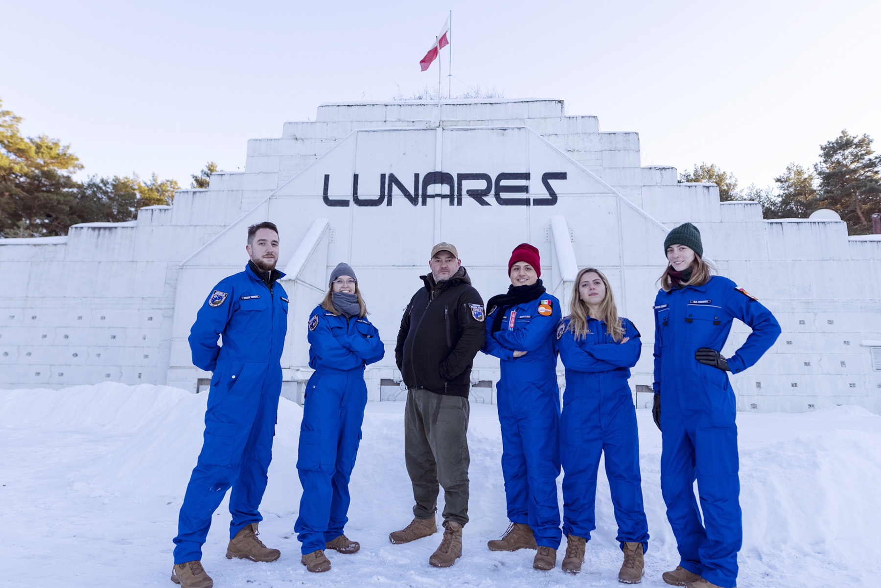 Orpheus 11 team, from left: Marcin Baraniecki, Alicja Musiał, Benjamin Pothier, Eduardo Salazar Perez, Sara Sabri, Aleksandra Kozawska