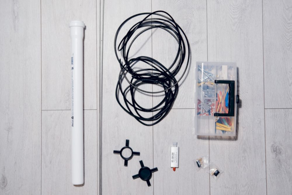 Materials for the turnstile antenna